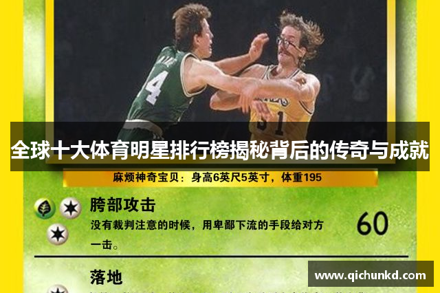 全球十大体育明星排行榜揭秘背后的传奇与成就